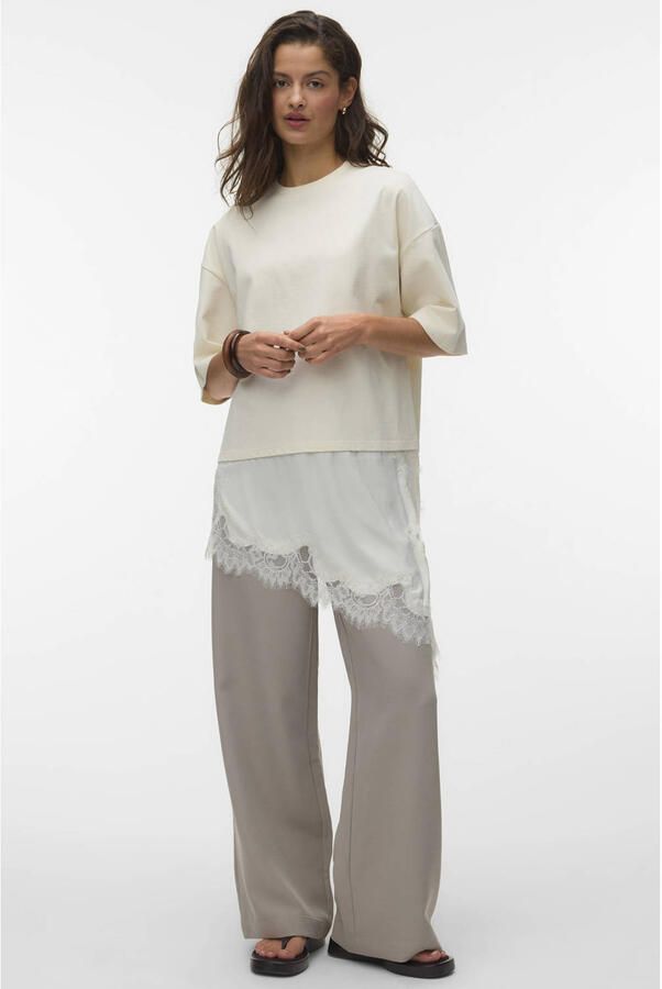 VERO MODA T-shirt ecru