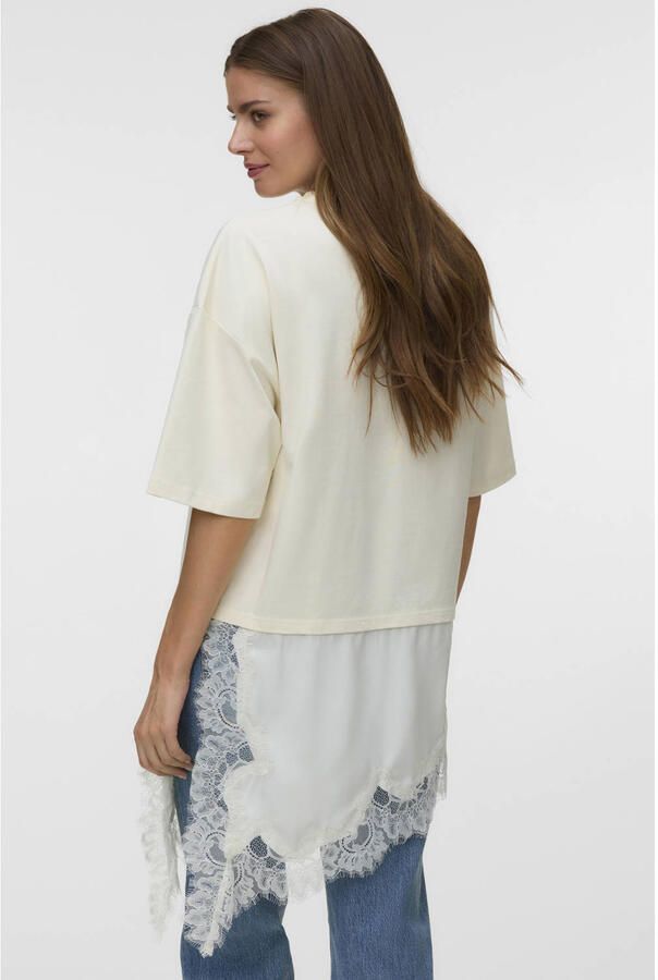 VERO MODA T-shirt ecru - Foto 2