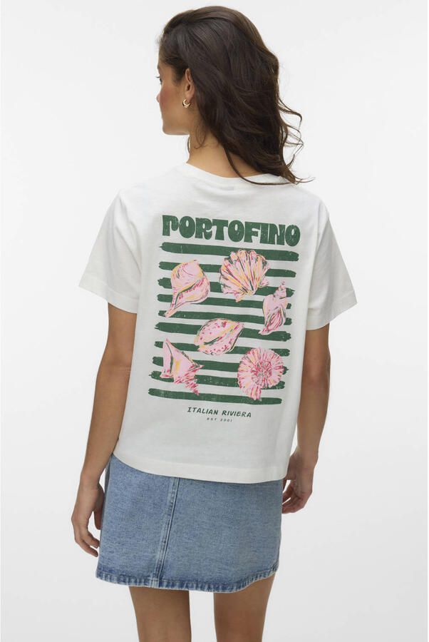 VERO MODA T-shirt ecru - Foto 2