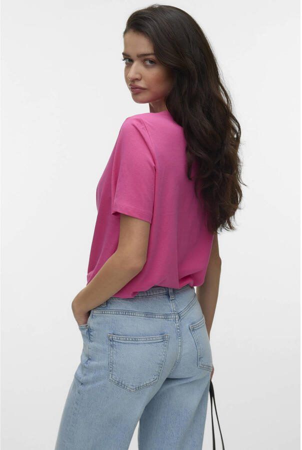 VERO MODA T-shirt fuchsia - Foto 2