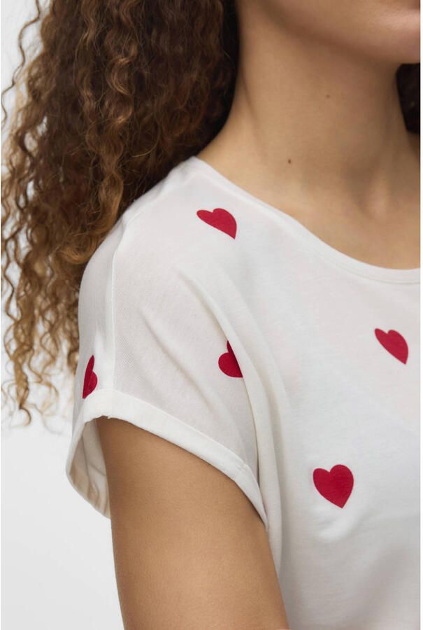 Vero Moda Relaxed fit T-shirt van lyocellmix Model 'AVA' - Foto 2