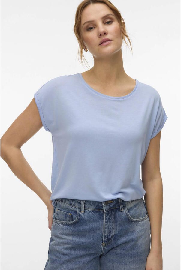 Vero Moda Relaxed fit T-shirt van lyocellmix Model 'AVA'
