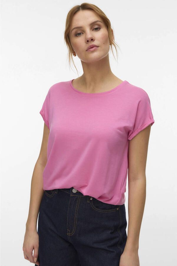 Vero Moda relaxed fit T-shirt van lyocellmix model 'AVA'