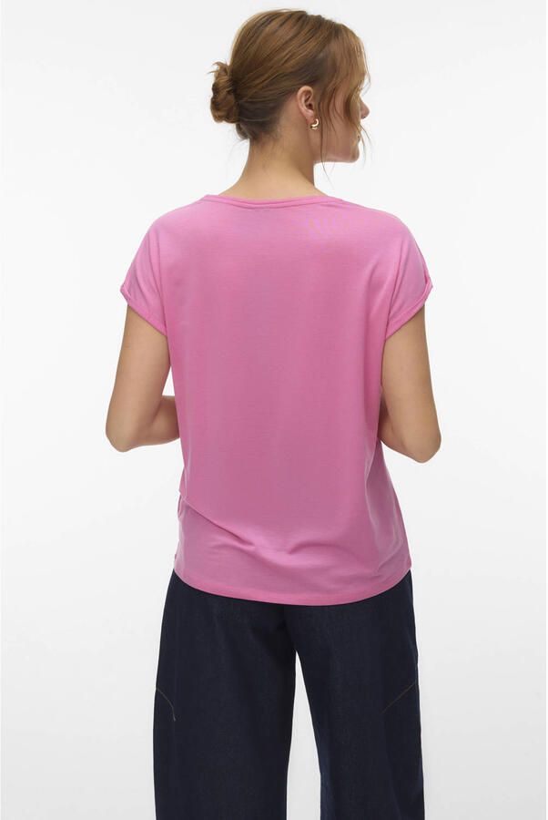 Vero Moda relaxed fit T-shirt van lyocellmix model 'AVA' - Foto 3