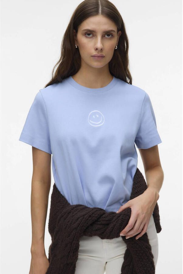 Vero Moda Oversized T-shirt van puur katoen model 'SARA METTE'
