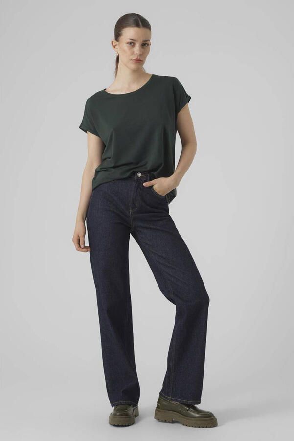 Vero Moda Shirt met ronde hals VMAVA PLAIN SS TOP GAJRS NOOS - Foto 2