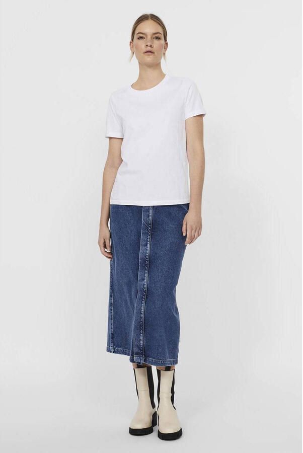 Vero Moda Kort Mouw T-Shirt 10243889 White Dames - Foto 2