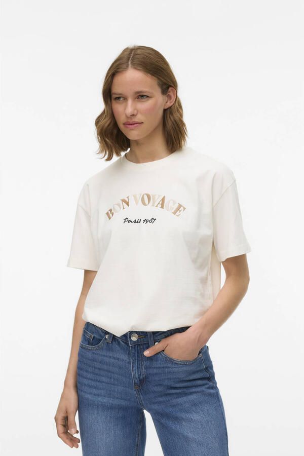 Vero Moda Shirt met korte mouwen VMSARA MIA SS TOP BOX JRS SPE GA - Foto 3