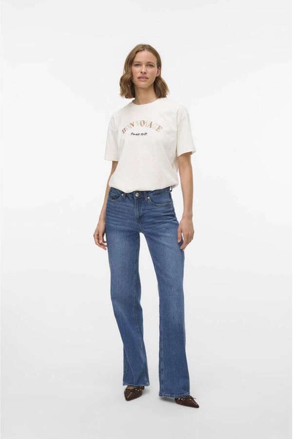 Vero Moda Shirt met korte mouwen VMSARA MIA SS TOP BOX JRS SPE GA