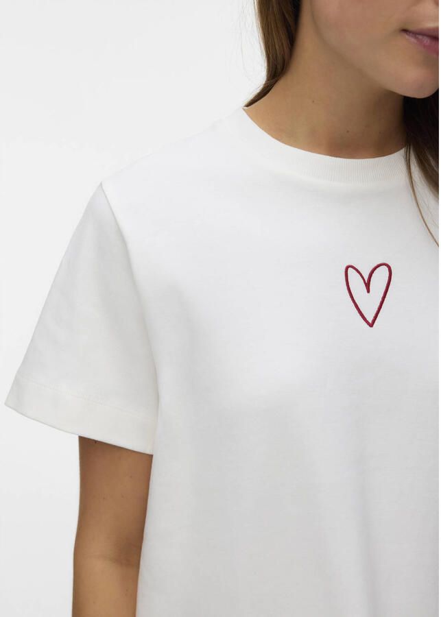 Vero Moda Oversized T-shirt van puur katoen model 'SARA METTE' - Foto 2