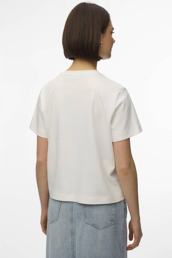 Vero Moda regular fit T-shirt van puur katoen model 'SARA' - Foto 2