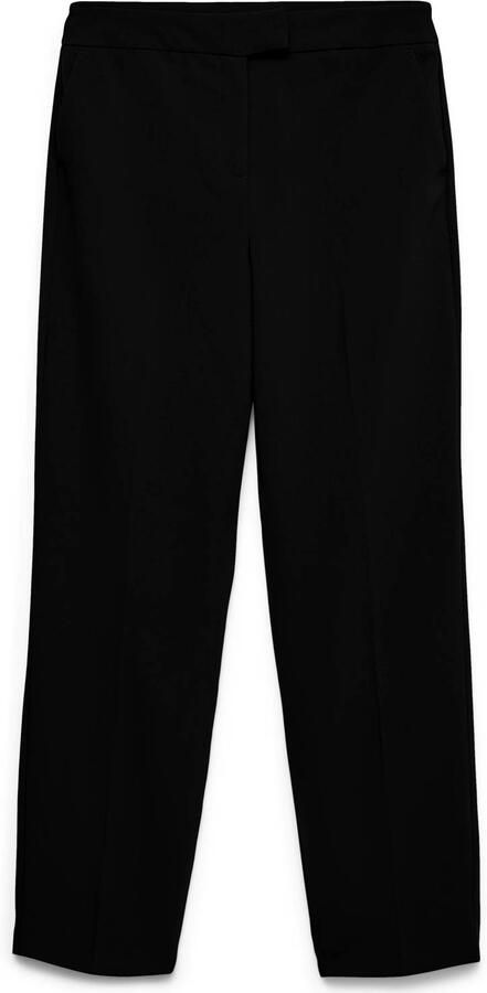 VERO MODA tapered casual broek zwart