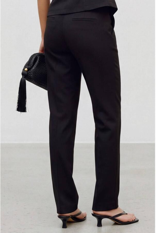 VERO MODA tapered casual broek zwart - Foto 2