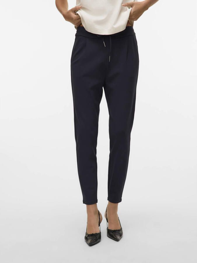 Vero Moda Loose fit stoffen broek met bandplooien model 'EVA' - Foto 2