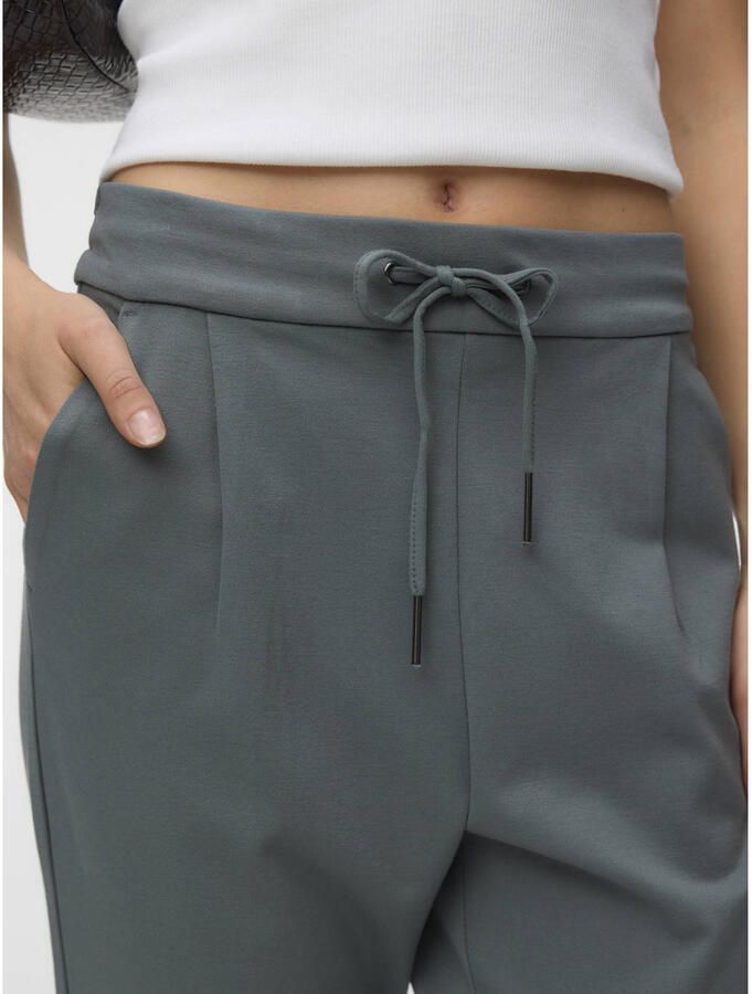 Vero Moda Loose fit stoffen broek met bandplooien model 'EVA' - Foto 2