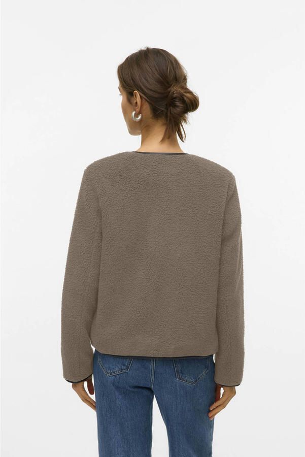 Vero Moda Candice Short Fleece Jas Dames - Foto 2