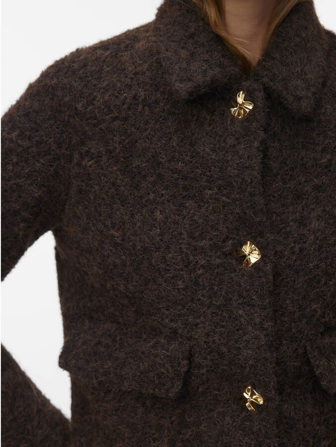 Vero Moda Zipperjack met goudkleurige sierknopen - Foto 2