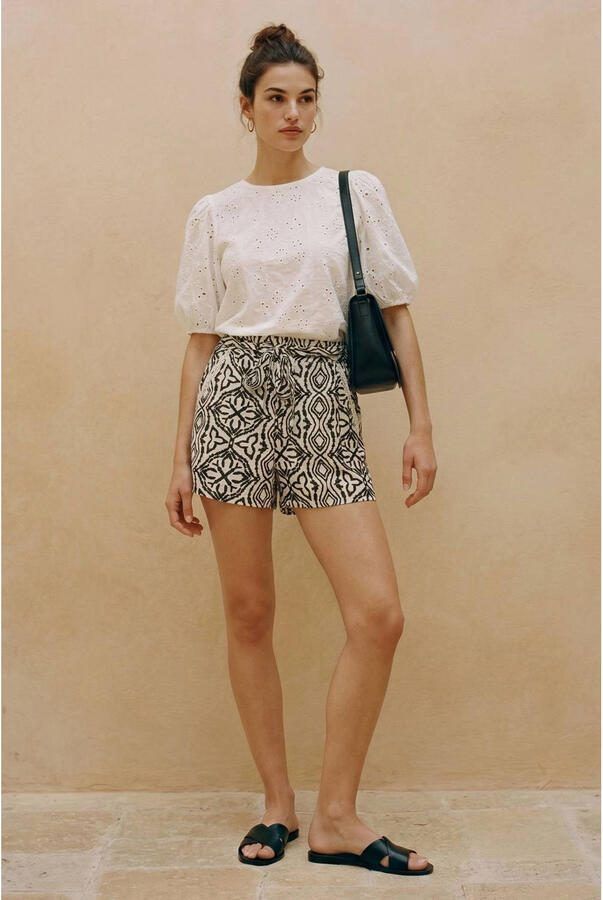 VERO MODA top ajour wit