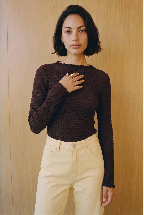 Vero Moda Regular fit shirt met lange mouwen van katoenmix model 'ZIA' - Foto 1