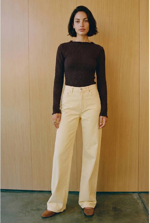 Vero Moda Regular fit shirt met lange mouwen van katoenmix model 'ZIA' - Foto 2