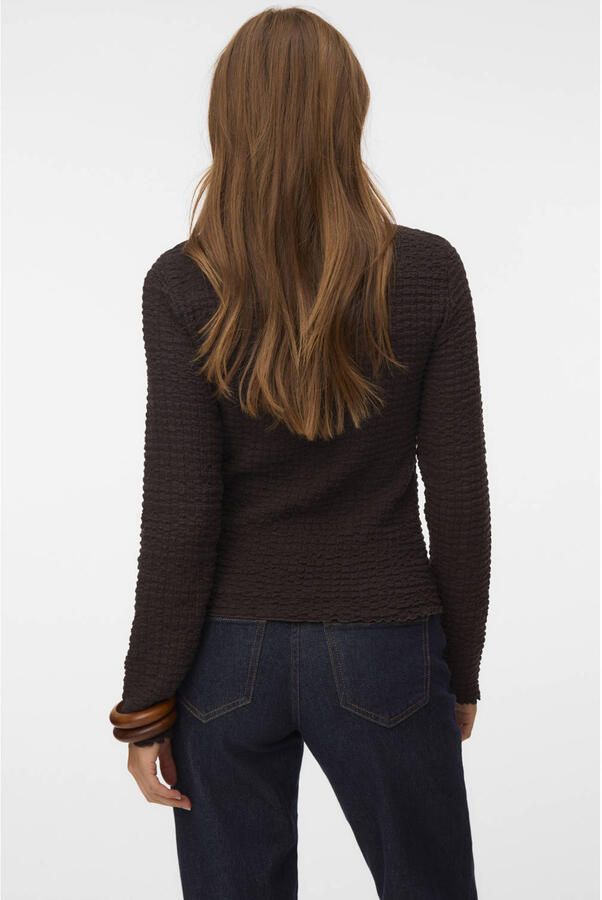 Vero Moda Regular fit shirt met lange mouwen van katoenmix model 'ZIA' - Foto 3
