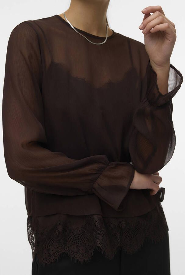 Vero moda Lalie Long Sleeve Lace Top
