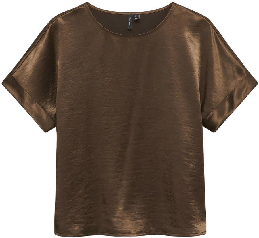 VERO MODA top donkerbruin