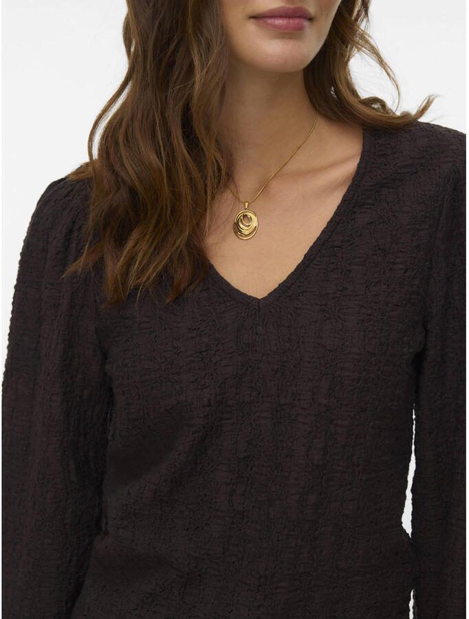 VERO MODA top donkerbruin - Foto 2