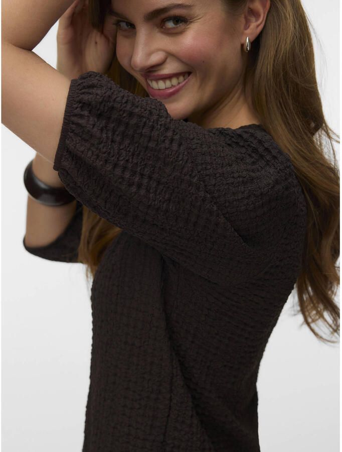 Vero moda Vmnorah 2 4 Puff Sleeve Top Dames - Foto 2