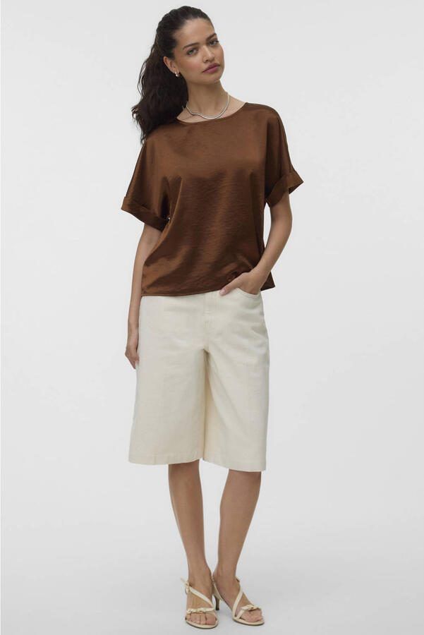 VERO MODA top donkerbruin - Foto 3
