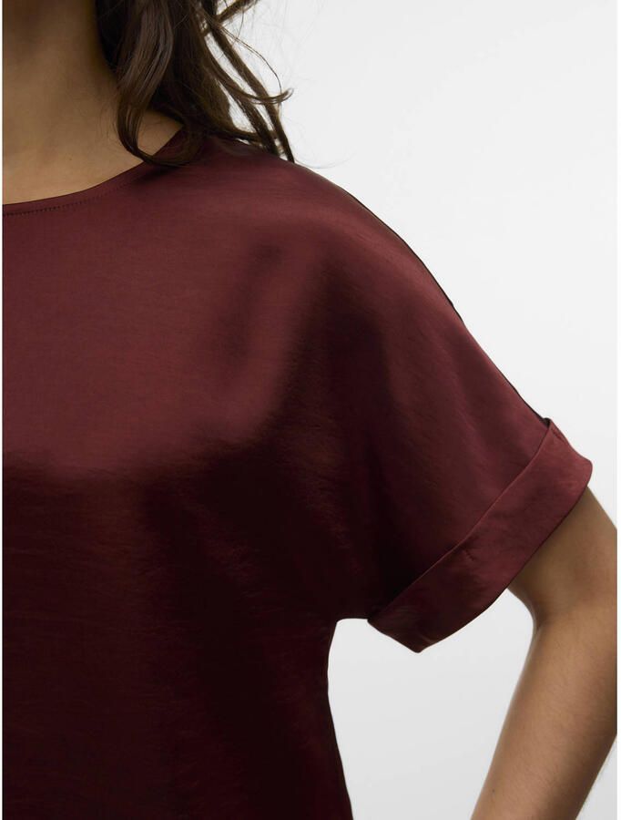 VERO MODA top donkerrood - Foto 2