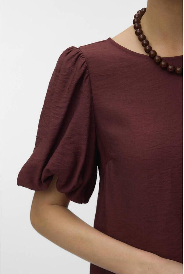 VERO MODA top donkerrood - Foto 2