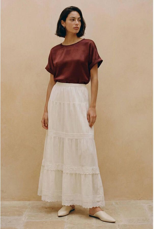 VERO MODA top donkerrood