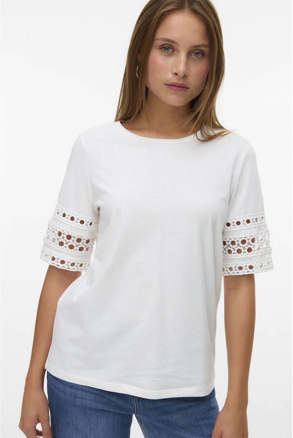 Vero Moda regular fit t-shirt van puur katoen model 'IVACY'