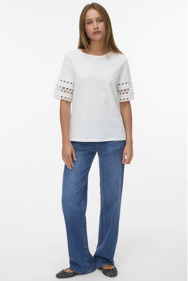 Vero Moda regular fit t-shirt van puur katoen model 'IVACY' - Foto 2