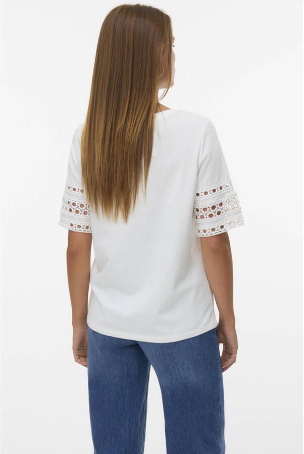 Vero Moda regular fit t-shirt van puur katoen model 'IVACY' - Foto 3