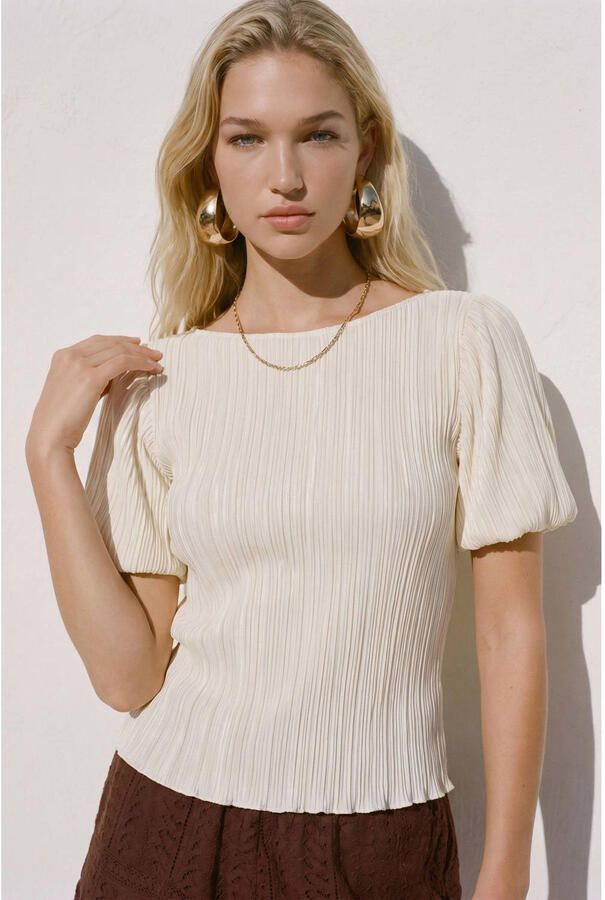 VERO MODA top ecru
