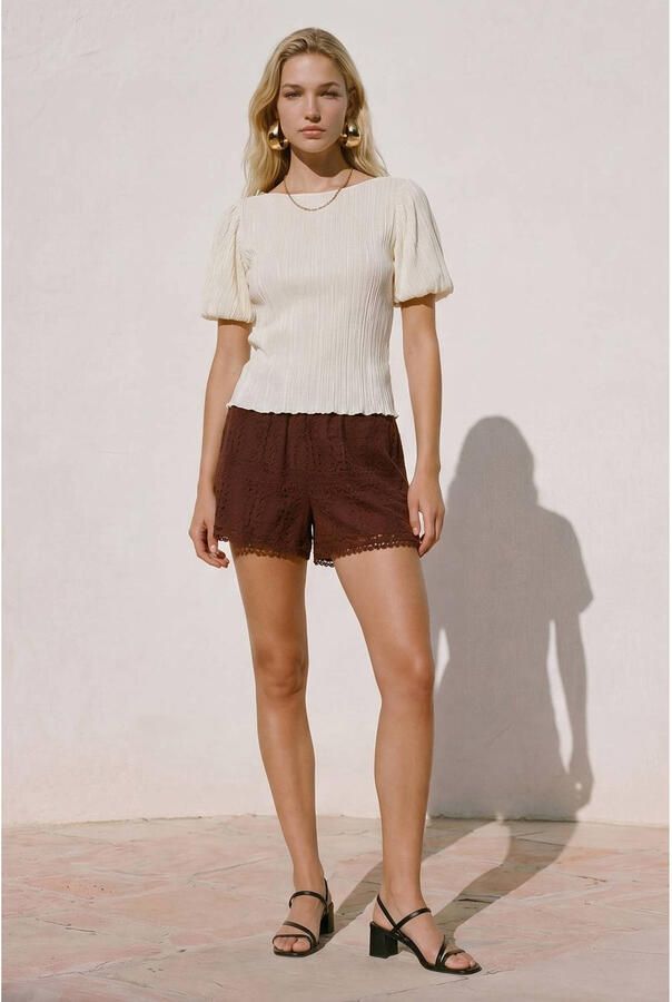 VERO MODA top ecru - Foto 2