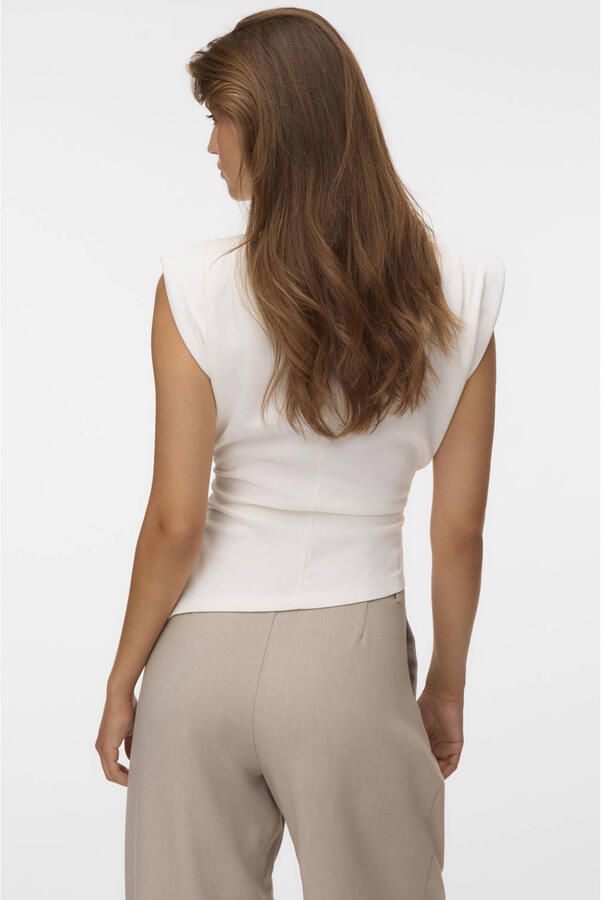 VERO MODA top ecru - Foto 2