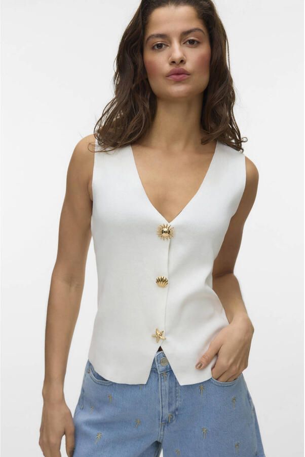 Vero moda Vmkylie Knit Vest Dames - Foto 1