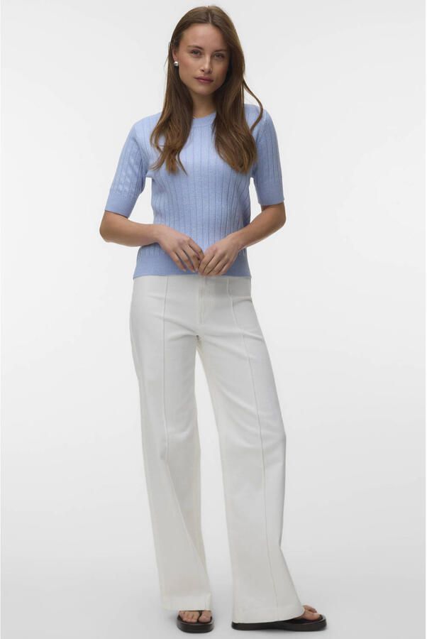 Vero moda Vmblow Ss O-neck Top Ga Dames - Foto 2