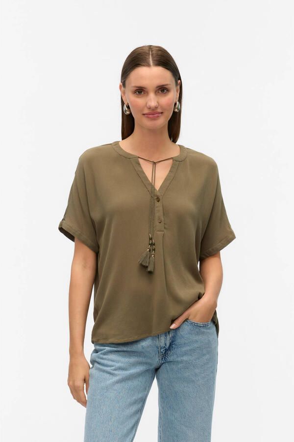 Vero Moda Bente SS Wide Shirt Dames - Foto 3