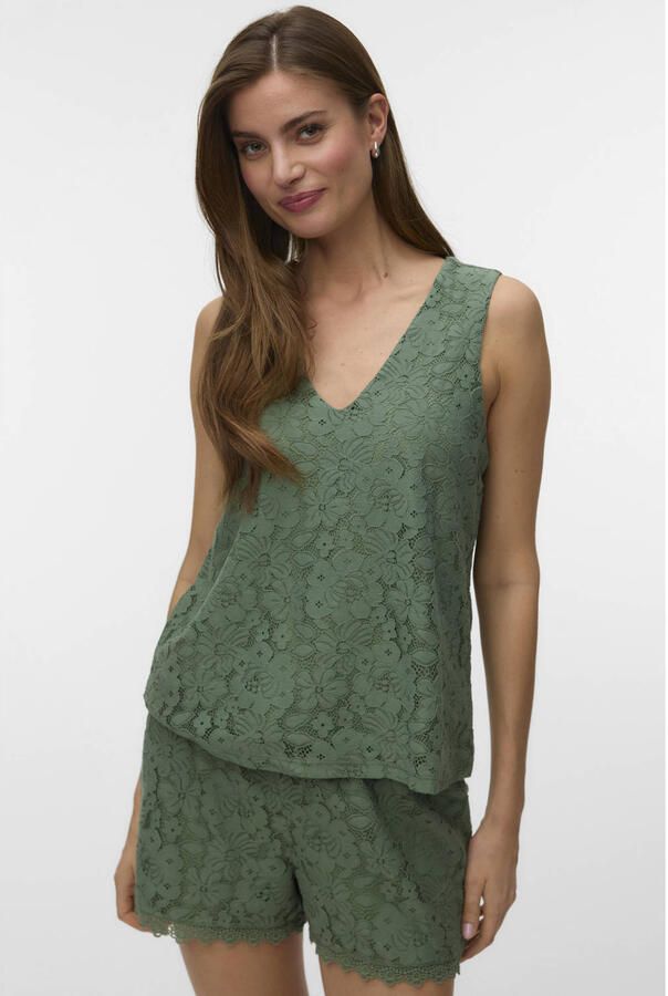 Vero Moda regular fit tanktop van katoenmix model 'HONEY'
