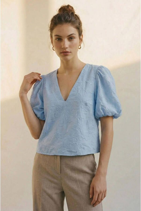 VERO MODA top lichtblauw