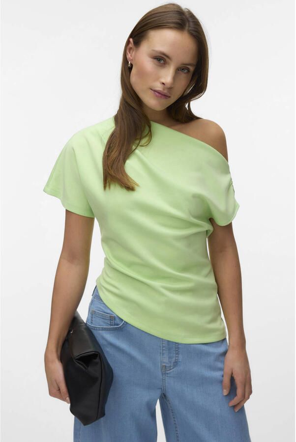 VERO MODA top lichtgroen