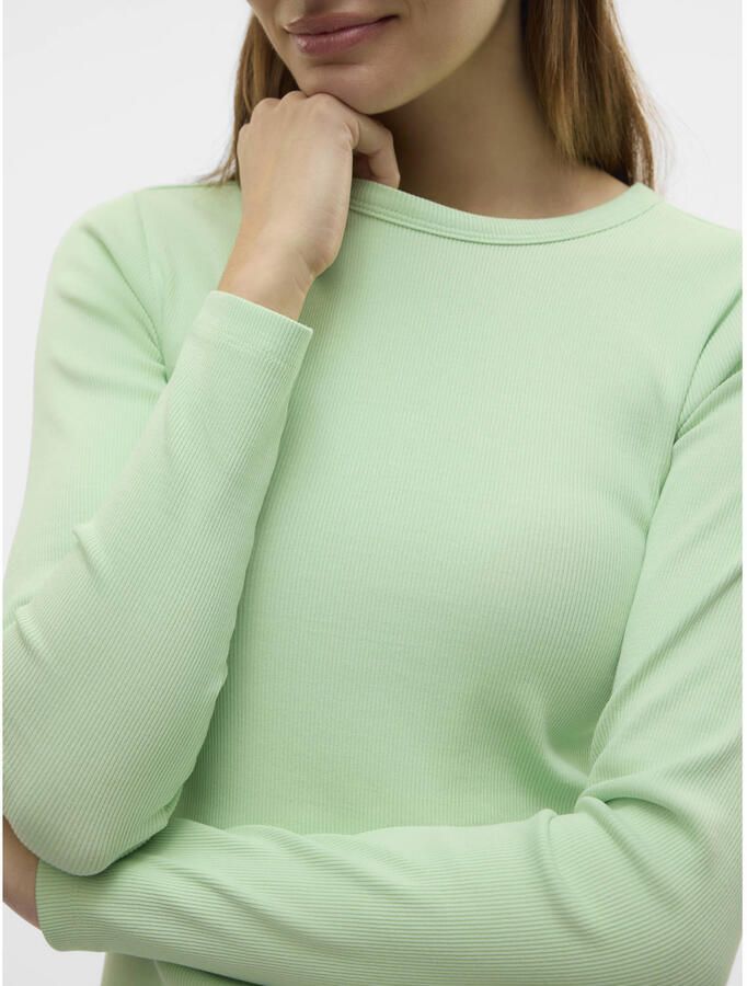 Vero Moda Shirt met lange mouwen VMCHLOE LS SHORT TOP JRS NOOS - Foto 2