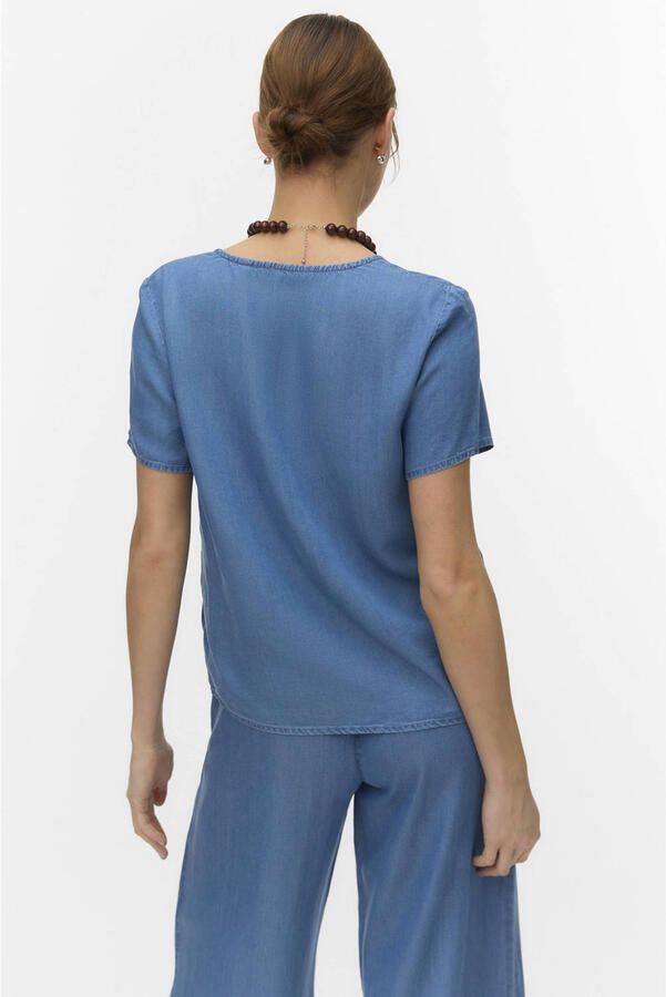 Vero Moda regular fit T-shirt van lyocell model 'BREE' - Foto 3
