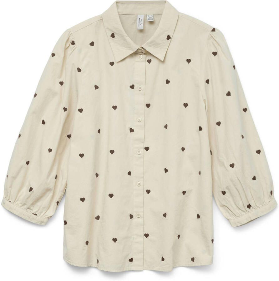 Vero moda Vmfeat 3 4 Shirt Wvn Btq Ga Dames