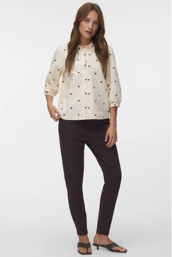 Vero moda Vmfeat 3 4 Shirt Wvn Btq Ga Dames - Foto 3