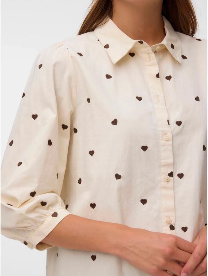 Vero moda Vmfeat 3 4 Shirt Wvn Btq Ga Dames - Foto 2